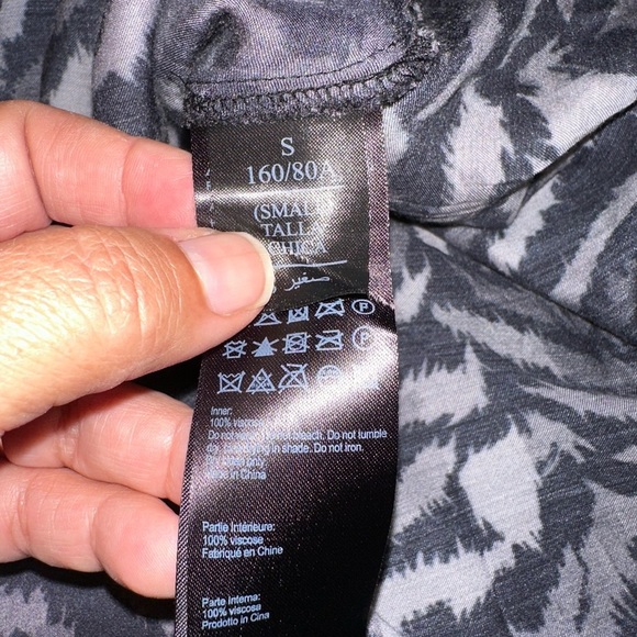 Allsaints Animal Print Slip Dress (D9) - Picture 6 of 6